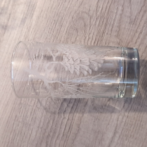 Set of 3 MCM etched highball glasses - Picture 2 of 2